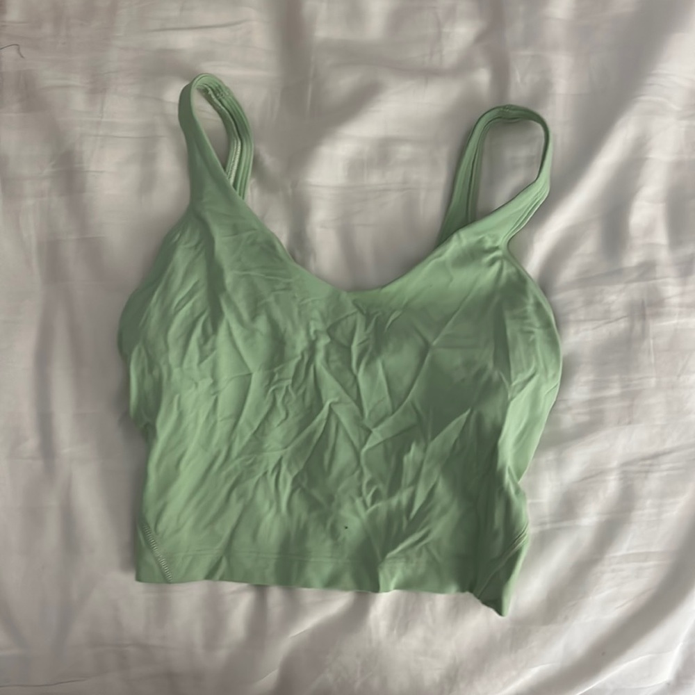 Light green lululemon align tank size 0